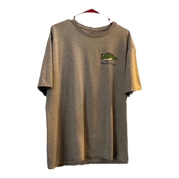 Bass Pro Shop Fish Shirt Imperfection Sz Large - Picture 1 of 7